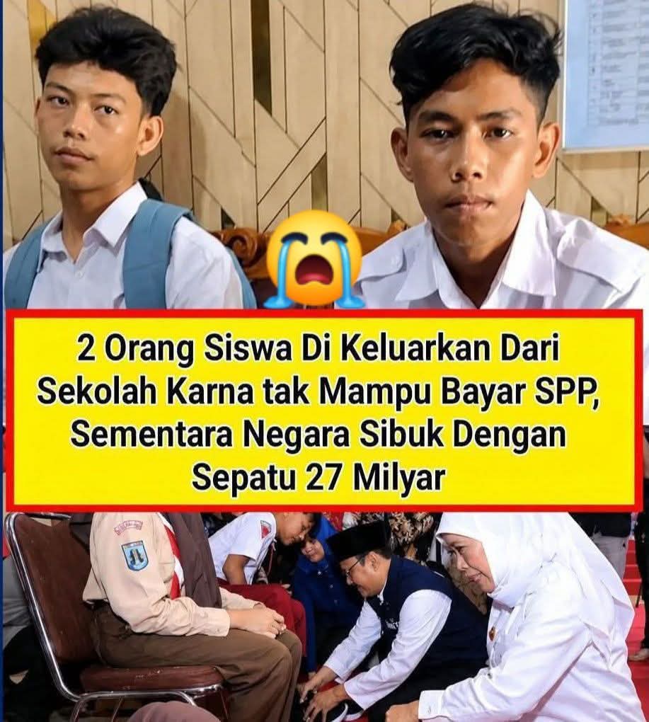 Tak Mampu Bayar Tunggakan, 2 Siswa Madrasah di Padang Dikeluarkan Dari Sekolah

Raut kesedihan membasahi wajah dua orang siswa MAS Madrasah Aliyah Al-Furqon, beralamat di Dadok Tunggul Hitam, Kecamatan Koto Tangah, Kota Padang, Senen 4-5-2026. 

Kenapa tidak, wajah polos itu