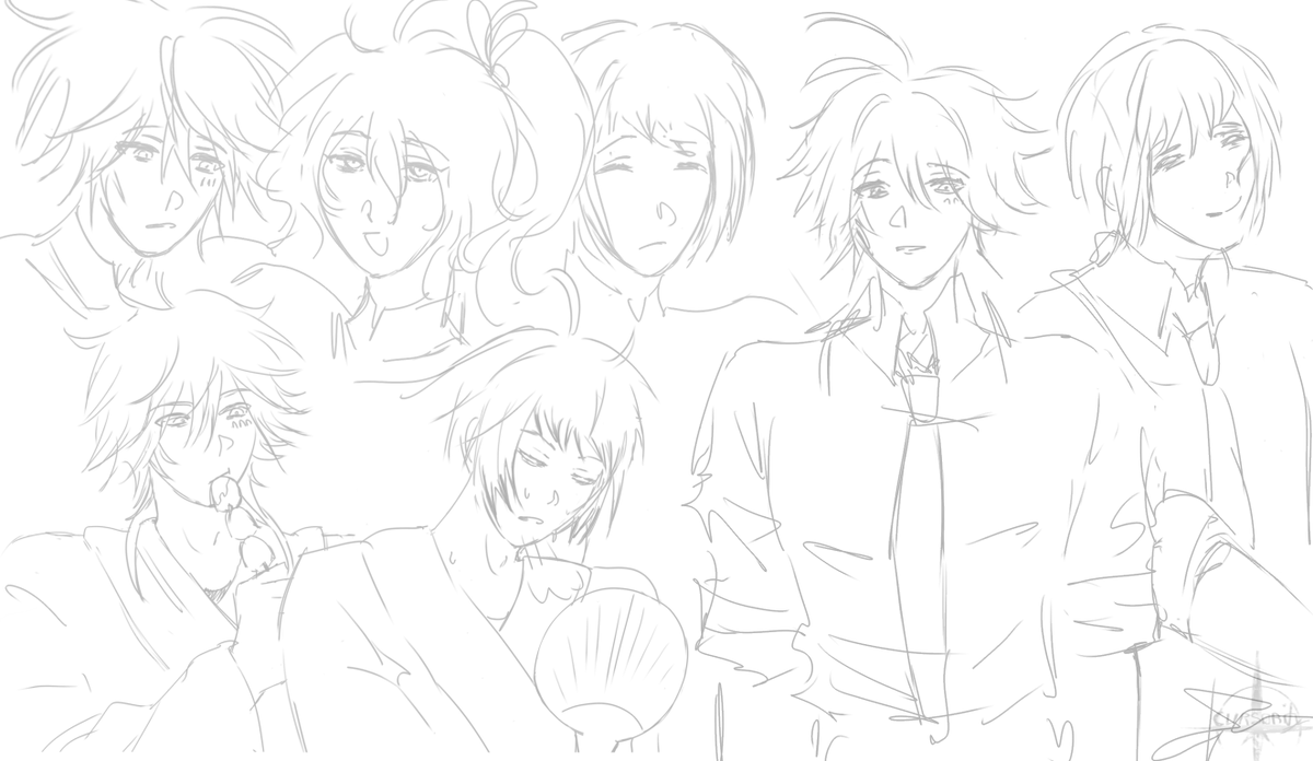 kr3581195935452's tweet photo. #bsd #tecchou #jouno #teruko #suegiku sketchhh https://t.co/me0wWjTGaw