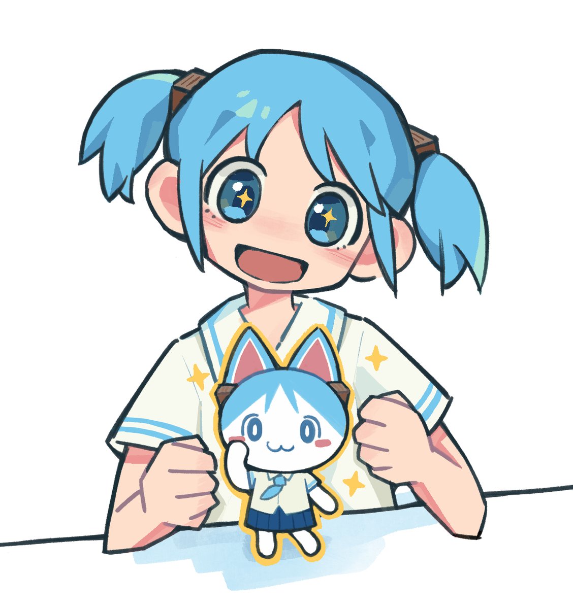 YIHE_MI's tweet photo. #nichijou https://t.co/RovRy6k6Xv
