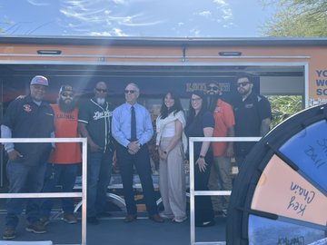 LombardoSNV's tweet photo. Staffed Governor Lombardo at the No Debt career fair last week. Amazing way for our community to learn about career pathways without incurring student debt. Great job by NV office of the labor commissioner and apprenticeship council.
@JosephMLombardo https://t.co/OgtLhJVoD0