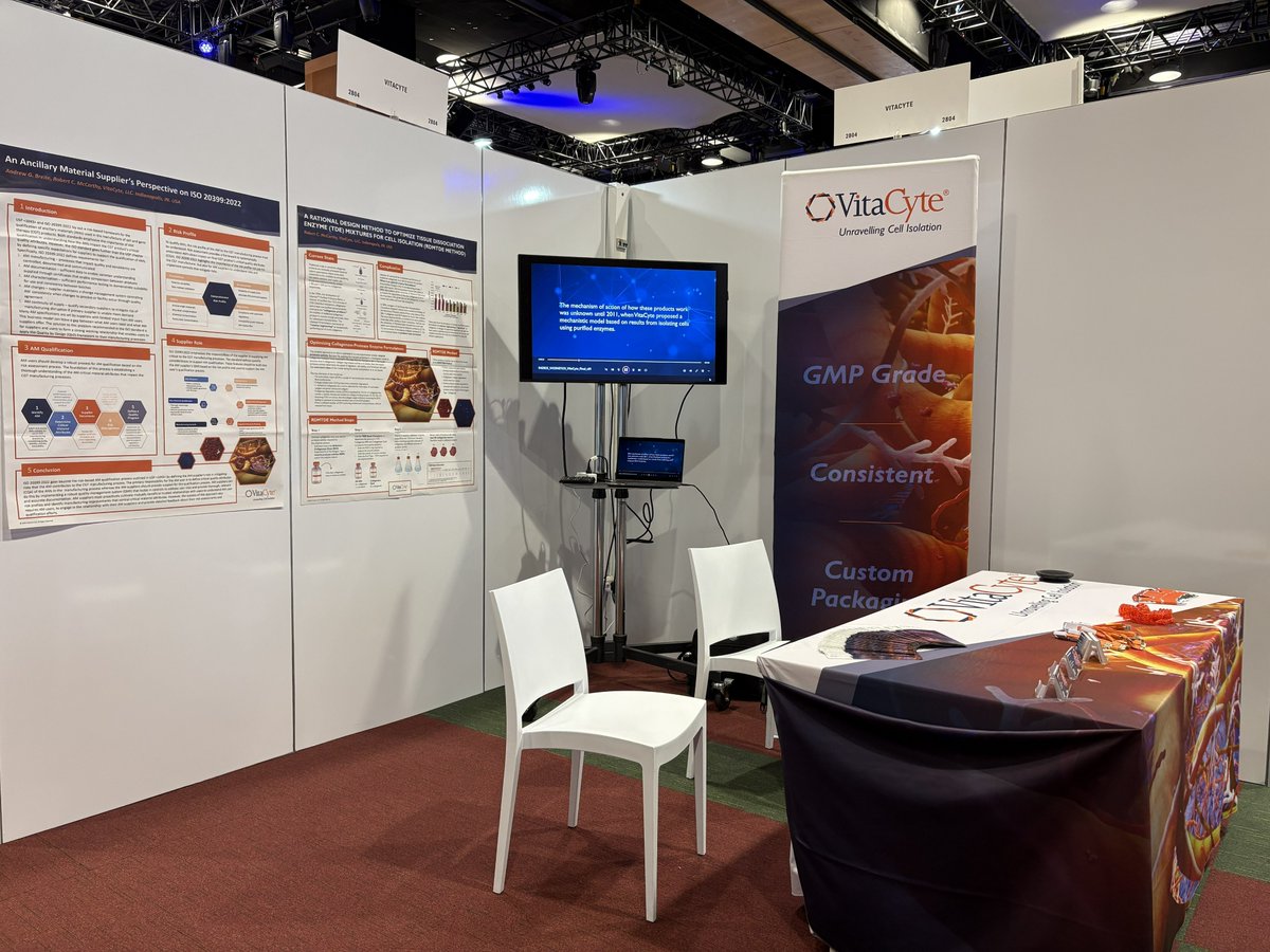 vitacyte's tweet photo. Come say Hi 👋 to Bob, Drew, and David at #ISCT2026 booth # 2804
https://t.co/YcL47p8jwX https://t.co/vXIAsIzX1U