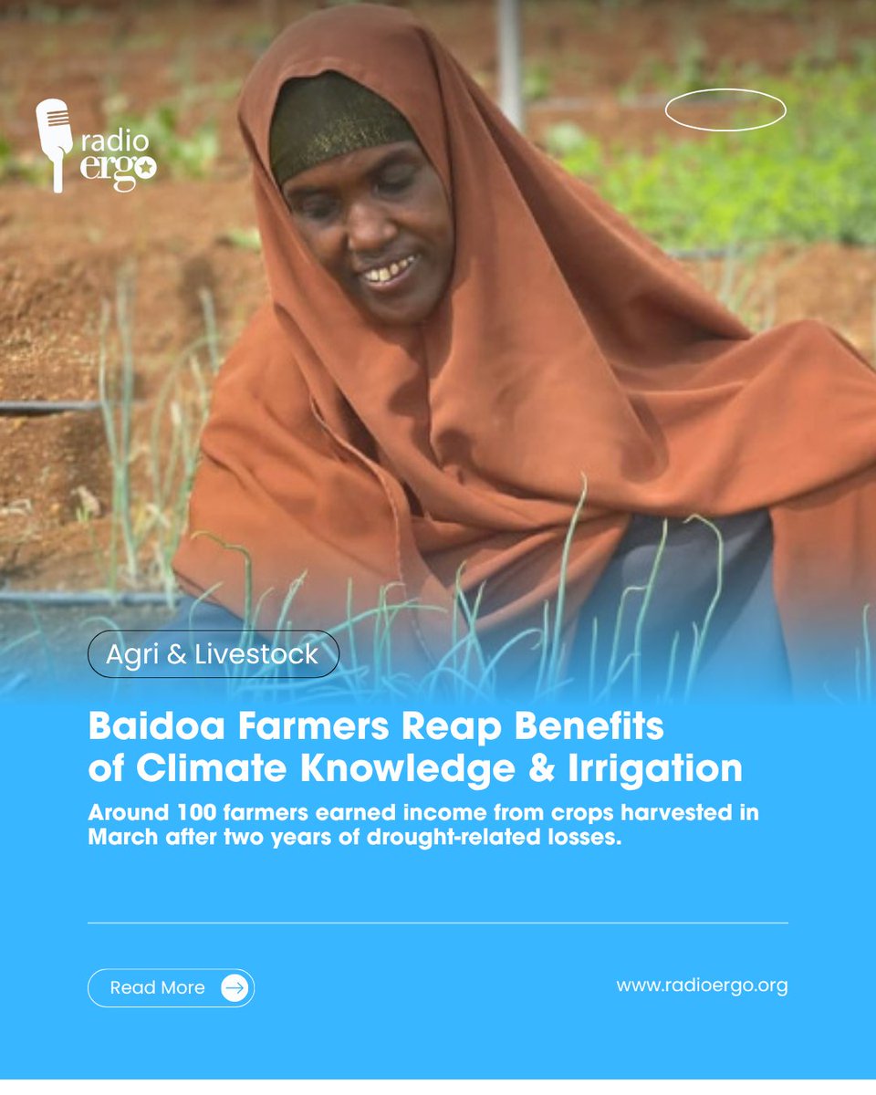 RadioErgo's tweet photo. “We were taught how to monitor the weather, when to plant, and how to avoid floods while also making use of rainwater. We also learned about water quality and how to assess it.”https://t.co/qdZXglVdDq

#radioergo
#somalia https://t.co/ZJbkhnSRSi