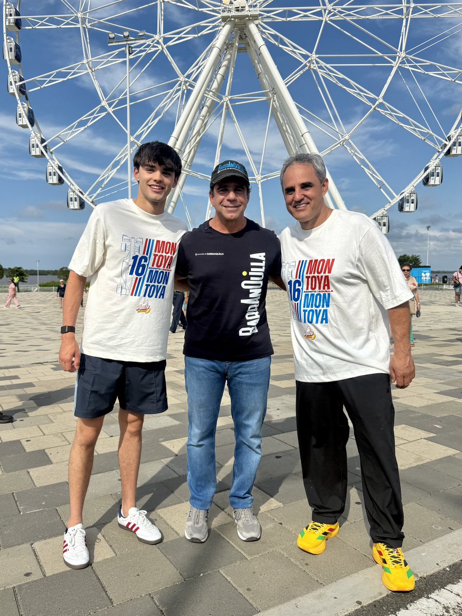 Estamos muy felices de recibir y apoyar en Barranquilla a Juan Pablo Montoya y a su hijo Sebastián en este gran festival de automovilismo. 

Qué orgullo que hayan escogido nuestra ciudad para vivir este evento que, muy seguramente, volverá a encender la pasión por el