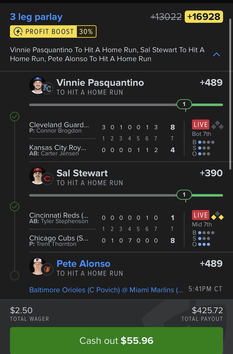 thereal_mrvince's tweet photo. @MLBHR @ScoresOdds LFG Polar Bear https://t.co/0wbIYpWt2e