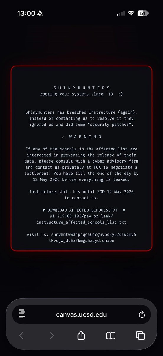 stephenropski's tweet photo. oh lol… Canvas is down https://t.co/gYRCIrhTf8