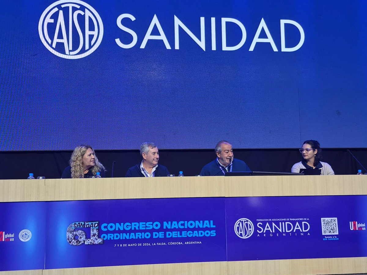 vascozubieta's tweet photo. Hoy dimos inicio al 61* Congreso Nacional Ordinario de la Federación de Asociaciones de Trabajadores de la Sanidad Argentina (FATSA) el que es presidido por nuestro Secretario General el Compañero Héctor Daer. https://t.co/7MMuvXSmru