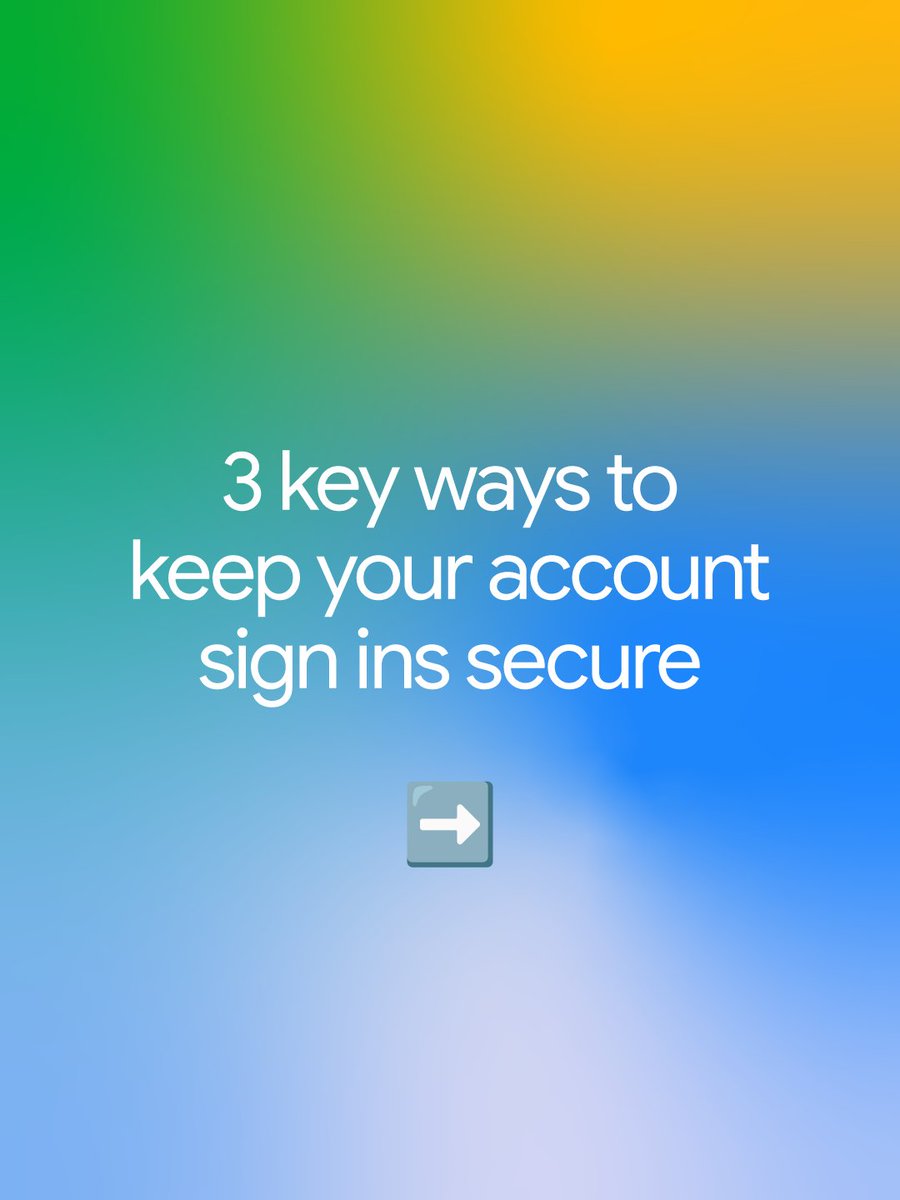 Google Account tweet media