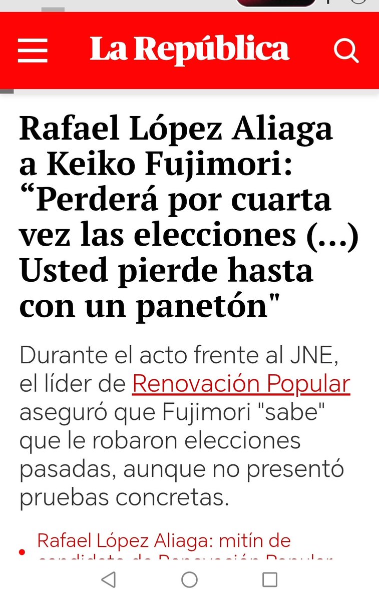 Otro que votará por el PANETON.