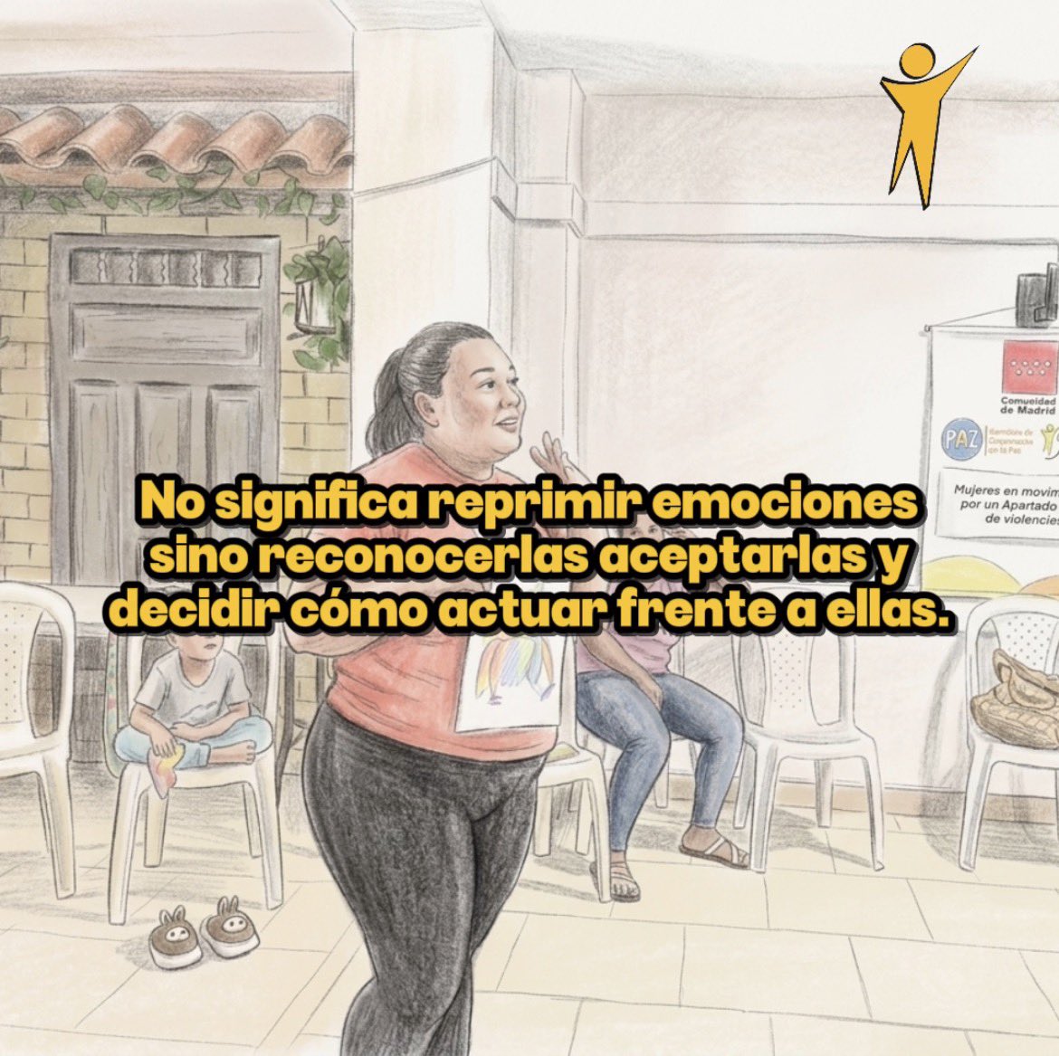 forjandofuturos's tweet photo. En el taller de hoy hablamos sobre el control emocional: entender lo que sentimos sin dejarnos dominar por eso. 💭

Reflexionamos sobre cómo reconocer, aceptar y gestionar las emociones sin reprimirlas, asumiendo responsabilidad sobre nuestras reacciones.

Seguimos fortaleciendo herramientas para que más mujeres, desde lo individual y en comunidad, aprendan a poner límites, actuar con conciencia y construir bienestar emocional. ✨

@ACPPasamblea @ComunidadMadrid @ACPP_Madrid
