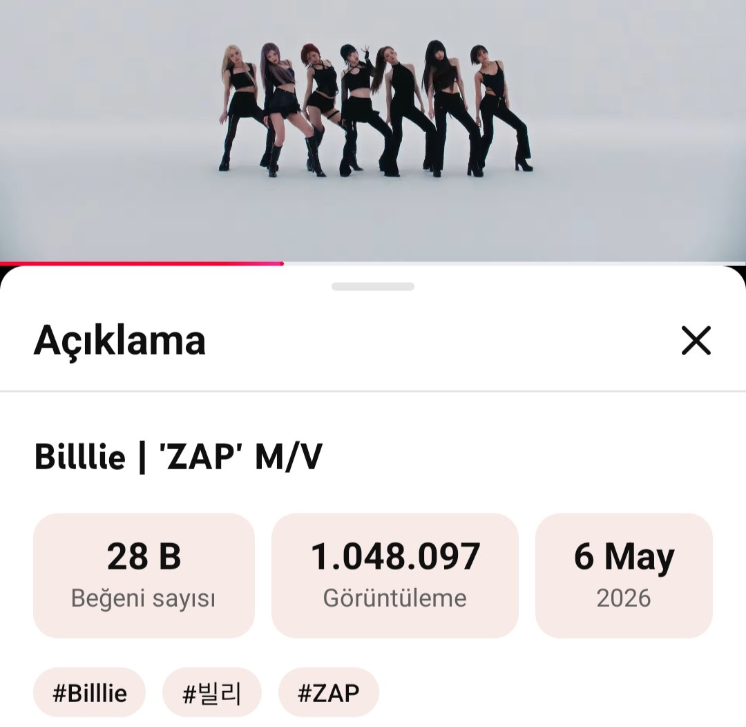 stardust_2319's tweet photo. Billie released a new song, but why is it getting so few views? It used to get more views in a single day. All her songs are great, and this time she tried a different concept, which is fantastic. Please help get more views for the music video!
💜💜
#billlie #belllieve #ZAP #빌리 https://t.co/8wQ2ft984Z