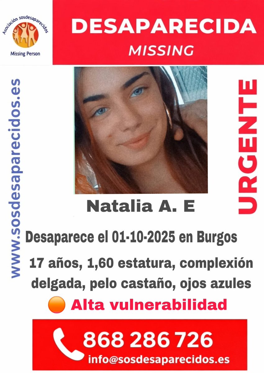 🆘 DESAPARECIDA
#España #sosdesaparecidos #Desaparecido #Missing #Madrid #Burgos
Síguenos <a href="/sosdesaparecido/">ALERTA DESAPARECIDOS</a>