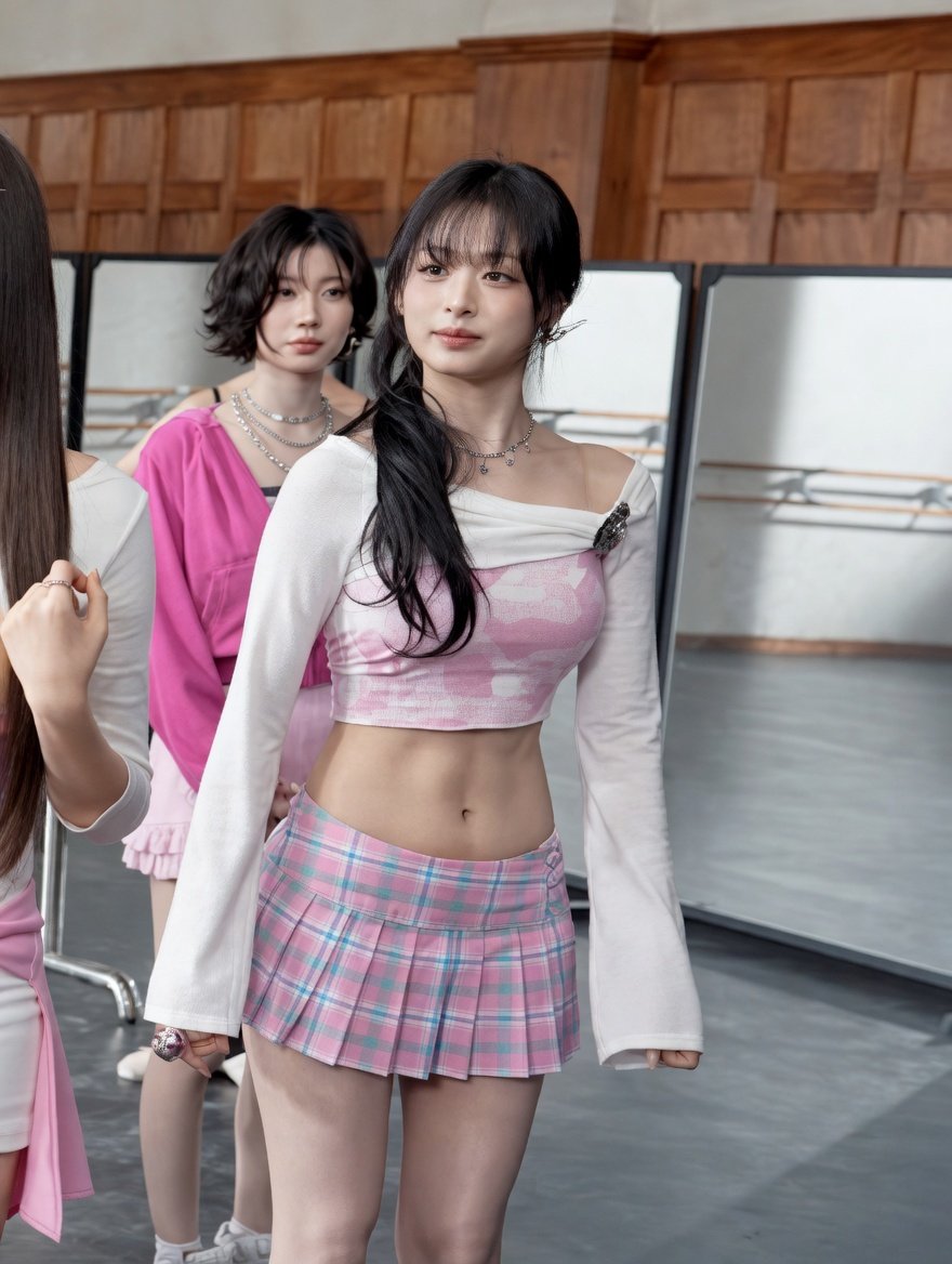 babymonster's six-pack abs line