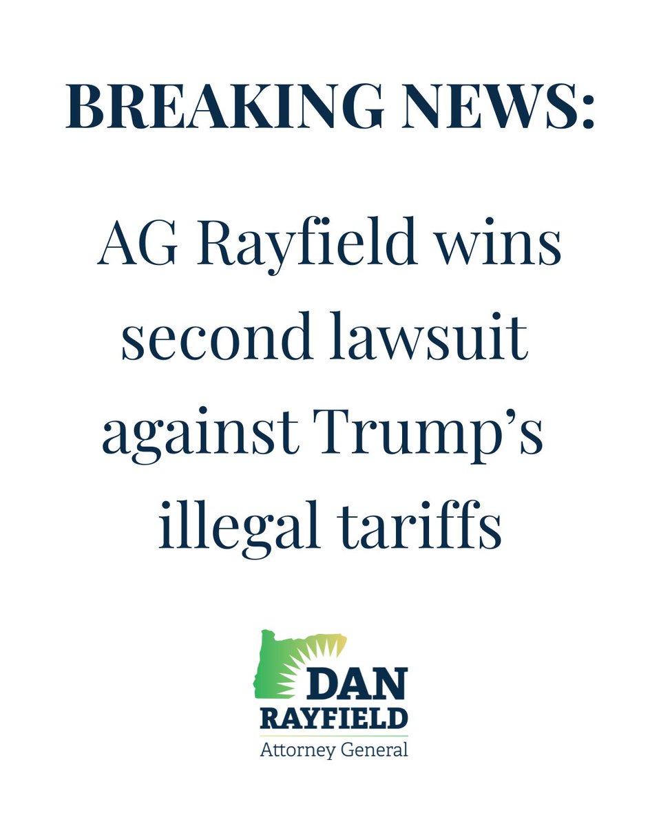 Attorney General Dan Rayfield tweet media
