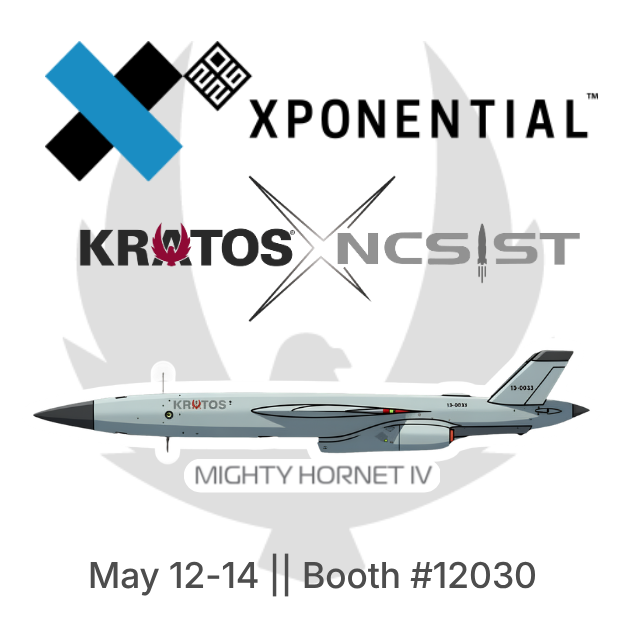 KratosDefense's tweet photo. Collaboration drives innovation—and @XPONENTIALshow is where the future of unmanned systems takes shape.
 
Kratos is heading to Detroit, May 12–14, and we’re bringing the Mighty Hornet IV to Booth #12030. Stop by to see how we’re advancing practical, affordable, tactical UAS built for today’s mission demands.
 
Through our partnership with Taiwan’s National Chung Shan Institute of Science and Technology (NCSIST), we’re strengthening MUM T and loitering munition mission performance with a U.S./Taiwan collaboration focused on near term operational impact and affordable mass.
 
See you in Detroit for #XPONENTIAL 2026.
 
#XPO26 #DefenseTech #UAV #DefenseSector
