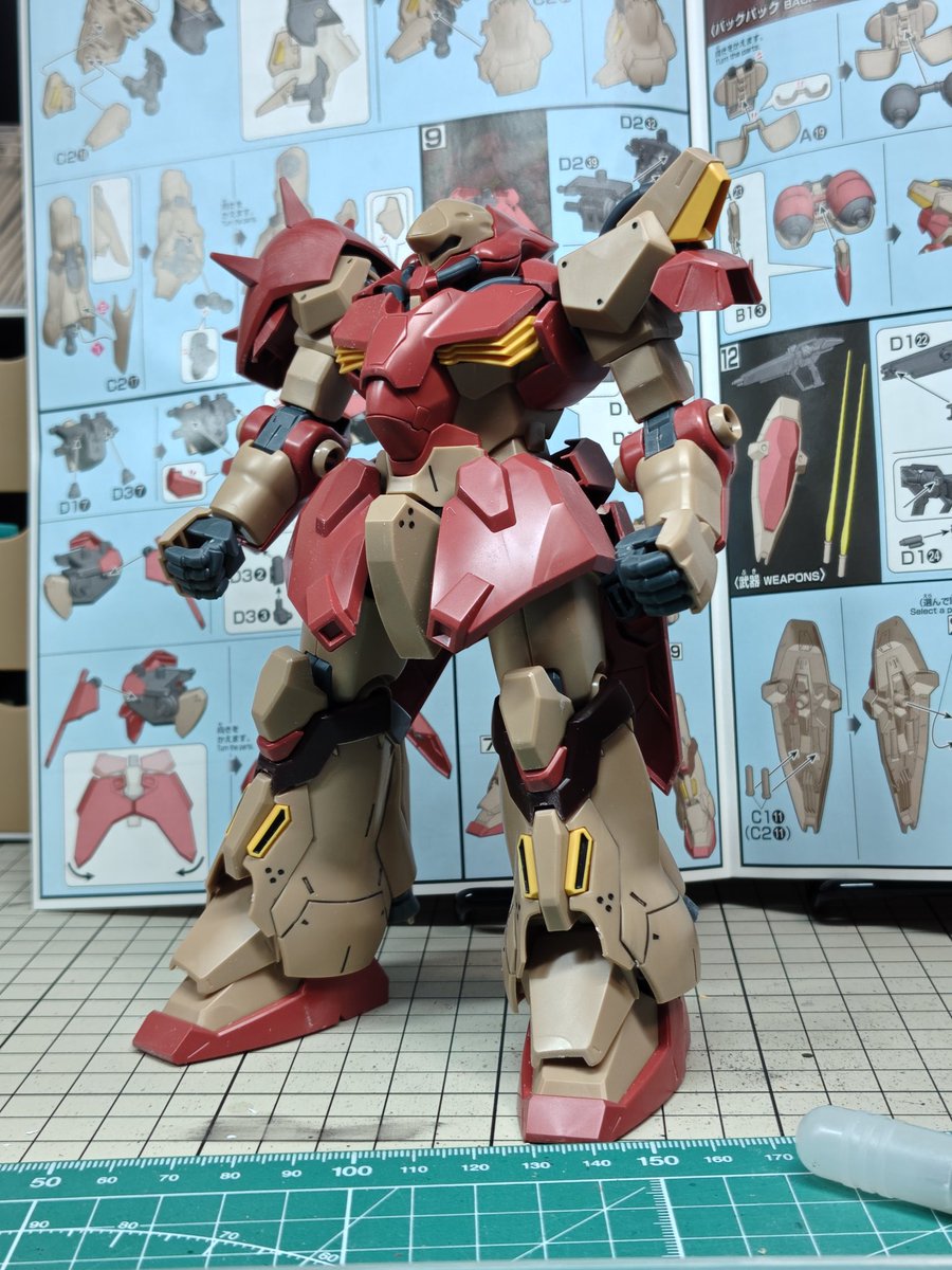 クスィーガンダム+メッサー おはようございます(⁠ʘ⁠ᴗ⁠ʘ⁠✿⁠) クスィーガンダム作った流れで