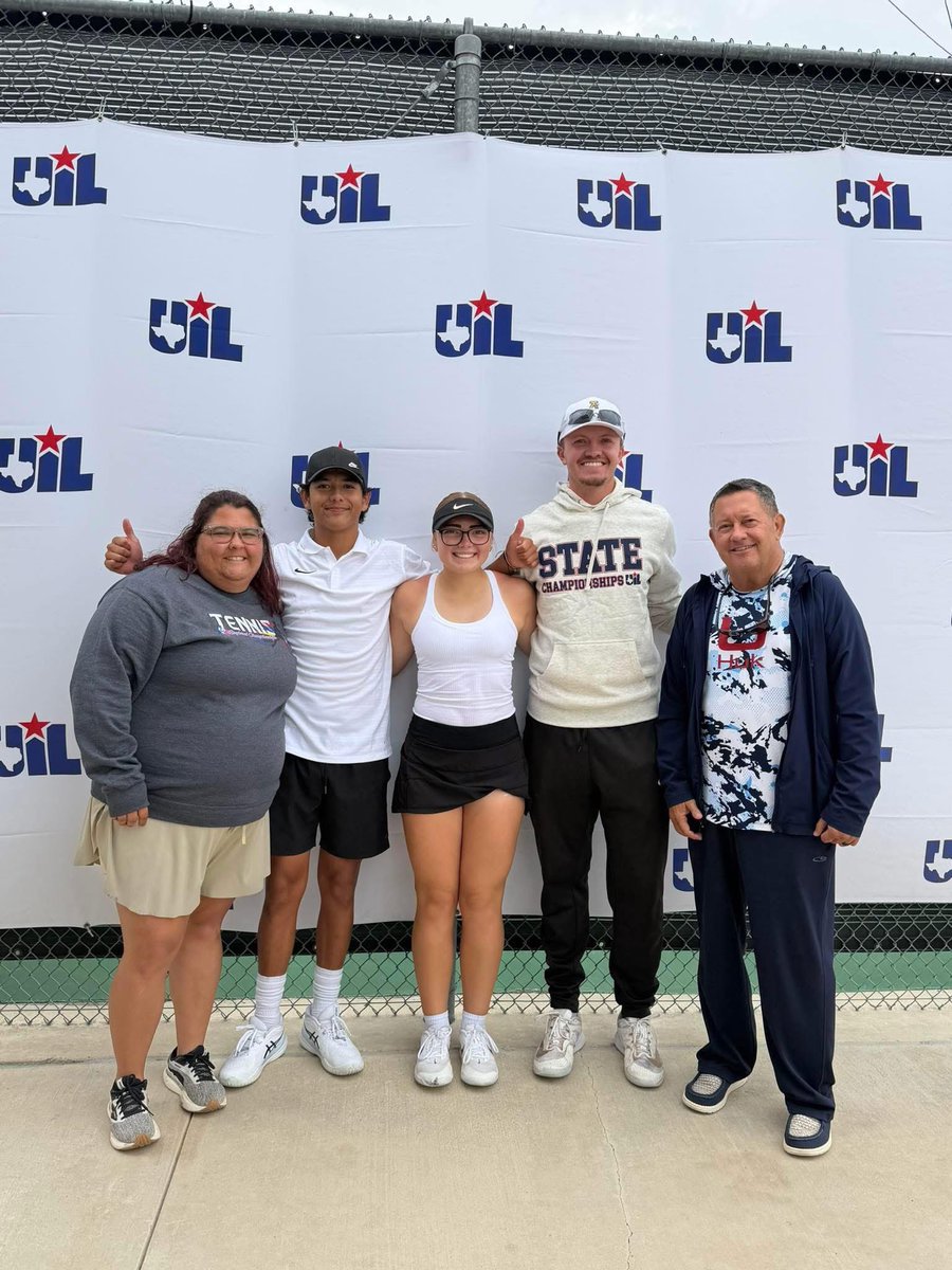 AndrewsMustangs's tweet photo. The Mixed DBLS Team of Zoey Harris &amp; David Seals lose in the QTRS @uiltexas State Tennis. Top 8 in Texas! Thank you to the Coaches, players &amp; Parents, Fans &amp; Stakeholders! @Andrews_ISD @MustangsNetwork @chris_MRTsports @OLeRoy_MRT @therealjesse_z @CoryMcIntyreTv @JaimeBoswell2 https://t.co/4MwUSStirN