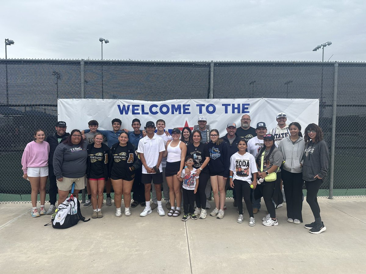 AndrewsMustangs's tweet photo. The Mixed DBLS Team of Zoey Harris &amp; David Seals lose in the QTRS @uiltexas State Tennis. Top 8 in Texas! Thank you to the Coaches, players &amp; Parents, Fans &amp; Stakeholders! @Andrews_ISD @MustangsNetwork @chris_MRTsports @OLeRoy_MRT @therealjesse_z @CoryMcIntyreTv @JaimeBoswell2 https://t.co/4MwUSStirN