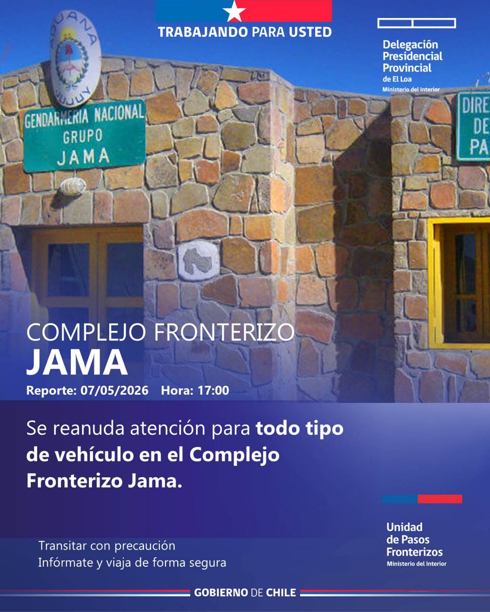Delegación Presidencial Provincial de El Loa tweet media