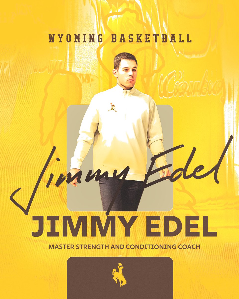 wyo_mbb's tweet photo. Congrats to Coach @JimmyEdel on receiving his @CSCCaofficial Master Strength &amp; Conditioning Coach certification 💪

The MSCC certification is one of the highest honors a strength &amp; conditioning coach can receive!

📰🔗 https://t.co/hSY8mb1vZm https://t.co/cJZNaB5GAT