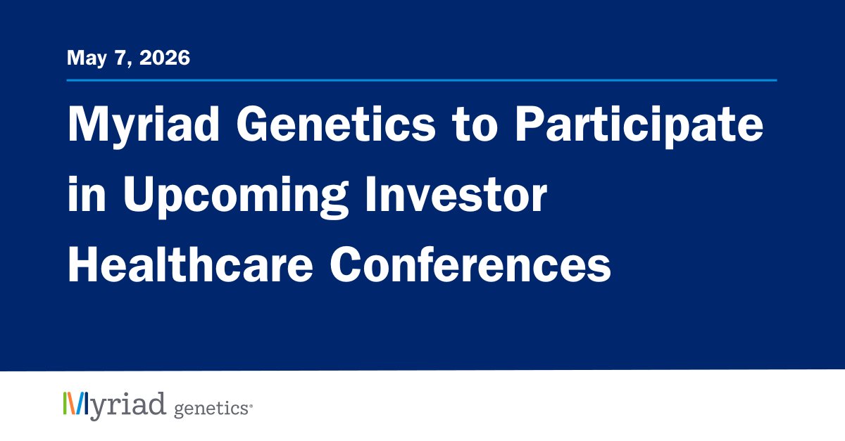 Myriad Genetics tweet media