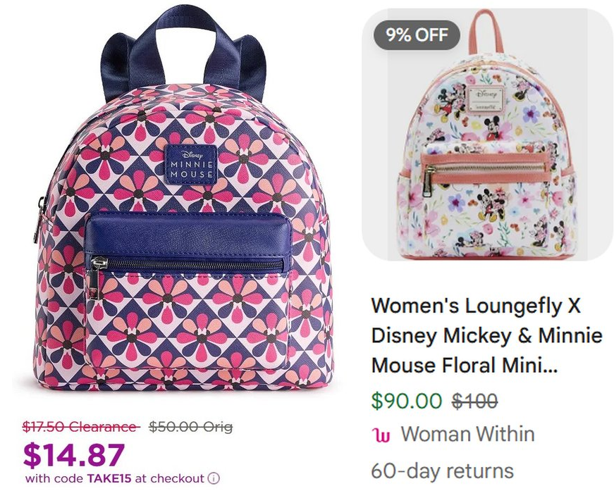 Pricerrors's tweet photo. MINNIE MOUSE IS ALSO ON CLEARANCE 

Now comes to $15 with other similar prints being $90

Apply code "TAKE15" at checkout

Free shipping at $49+ order total or free instore pickup

https://t.co/JAlR1UVd7e #ad https://t.co/USo8JxshF9