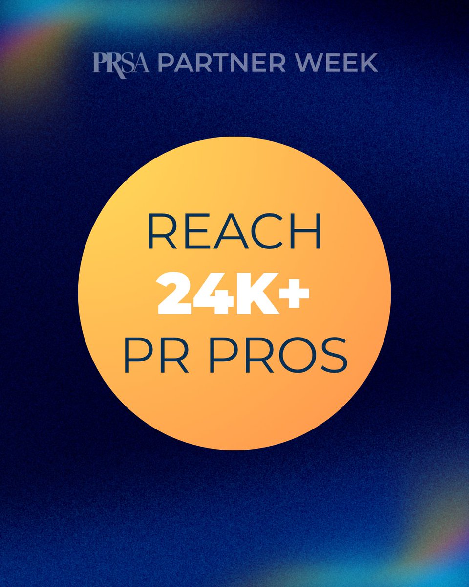 PRSA tweet media