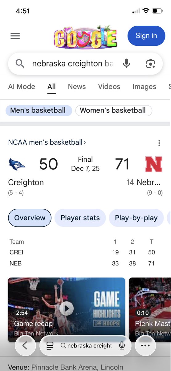 Big Red Basketball tweet media