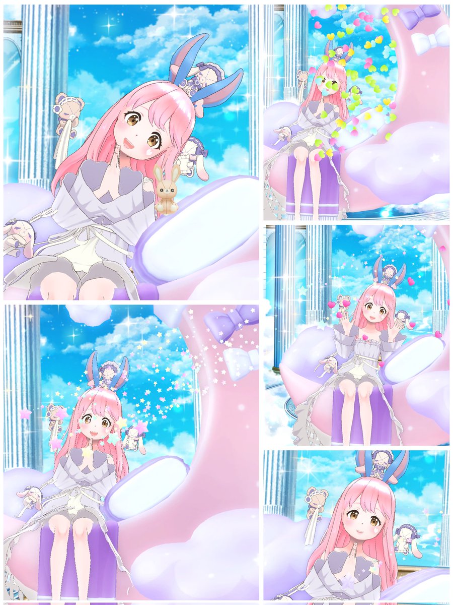♡うさちゃん♡ページ 昨日の夜も〖🩷〗感謝… うさちゃん🐇と一緒に 眠らせてもらったり ゆめ