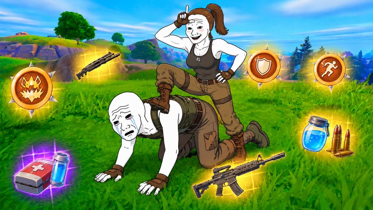 MESSAGE TO ALL FORTNITE TRADERS

LEGENDARY, life changing loot is right in front of you here today.

You just need to reach out and grab it.

100x-1000x on legendary OG memes. The chance to change the trajectory of your bloodline forever. 

Or you can continue to get dominated by