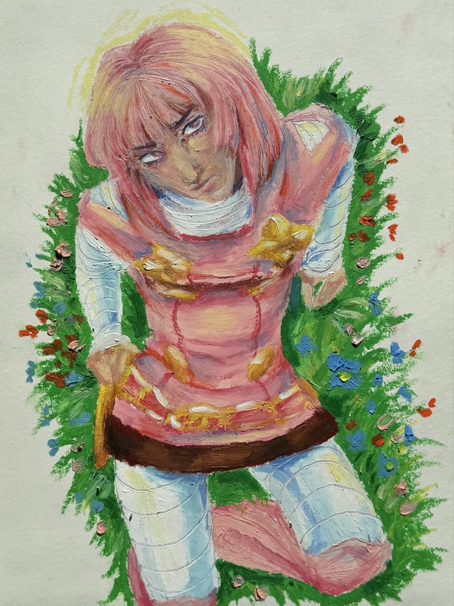 hot pants with oil pastels 🌷#sbr #jjba #jojosbizzareadventure