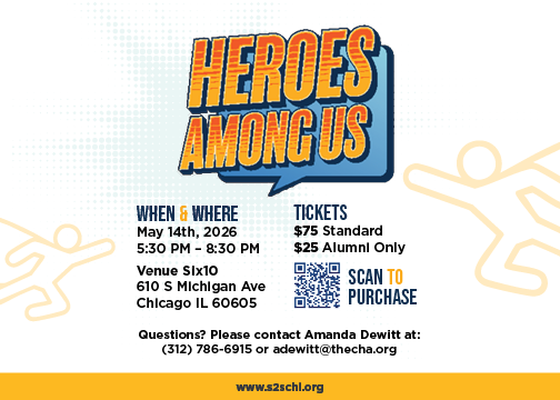 theCHAtweets's tweet photo. The @S2SChi Annual Cocktail Fundraiser isn’t just an event — it’s a call to action. Suit up, raise a glass, and join us to help the next generation discover their own extraordinary potential on May 14th from 5:30 – 8:30 p.m. Buy tickets here: https://t.co/Og1MWhPpOX https://t.co/DGDJOXdlHA