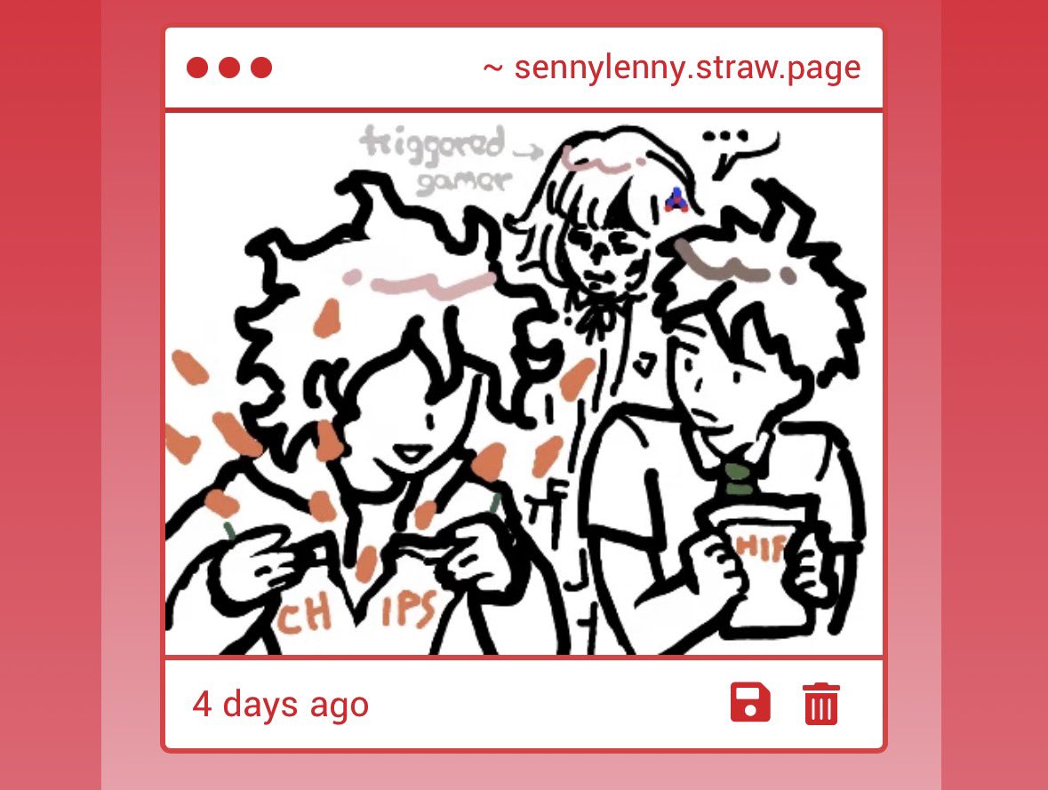 omg i just figured out how to see the drawings on my straw page 

AWAWWAWWWWWW AWW OMG IAHAHHAHAHAHAHAA CHIAKI AHAHHAAHAHA AWWW