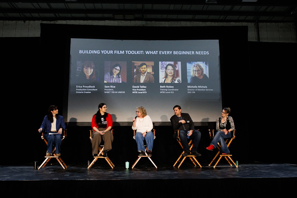 PinewoodStudios's tweet photo. A sneak peek at #FuturesFestivalToronto - From hands-on experiences to industry insights, at our Pinewood Toronto Studios we’re bringing together the next generation of talent with the people shaping Film and TV today #SetForMore https://t.co/M11SspJgRr