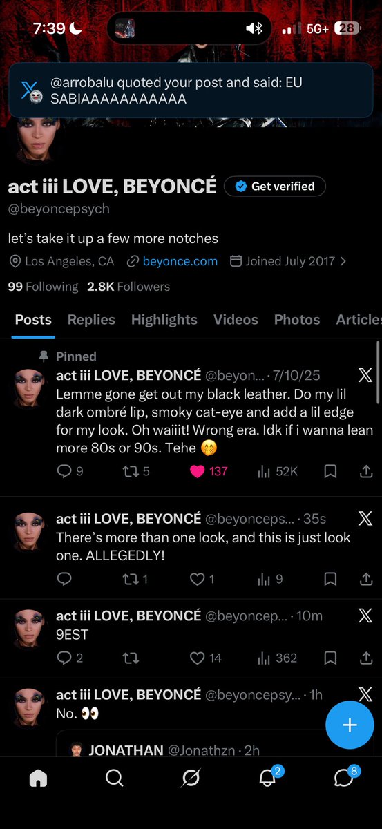 act iii LOVE, BEYONCÉ (@beyoncepsych) / Posts / X