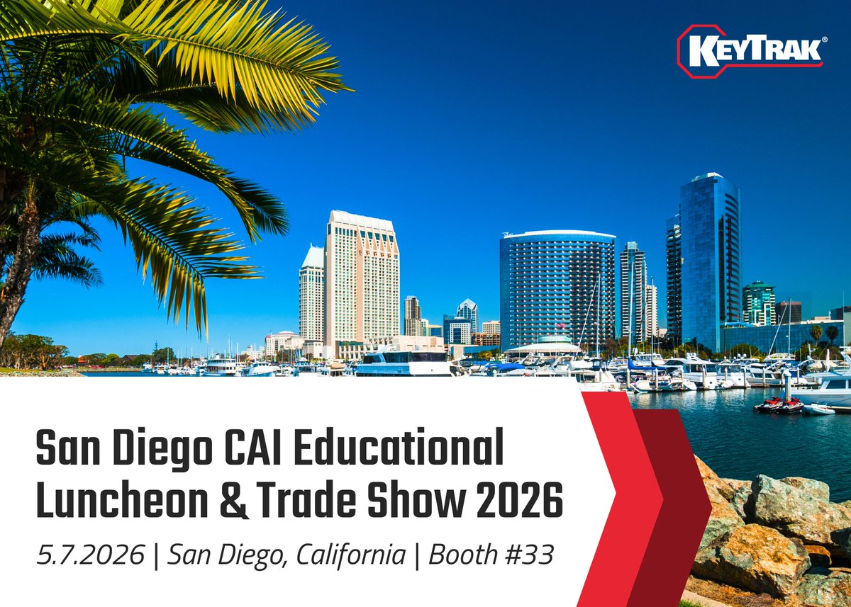 KeyTrak's tweet photo. Visit us at booth #33 during the CAI San Diego Educational Luncheon &amp; Trade Show to see how we help properties improve security and simplify operations.

🎉 Stop by for your chance to win an RTIC cooler.

#SanDiegoCAI #CondoLiving #PropertyManagement #KeyManagement #KeyTrak https://t.co/WvgghEOfia