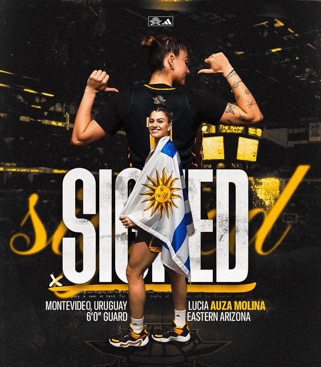 NKUNorseWBB's tweet photo. Adding some championship pedigree 🏆

Welcome to Norse Nation, Lucia ⚔️ https://t.co/GCMIX7dd1x