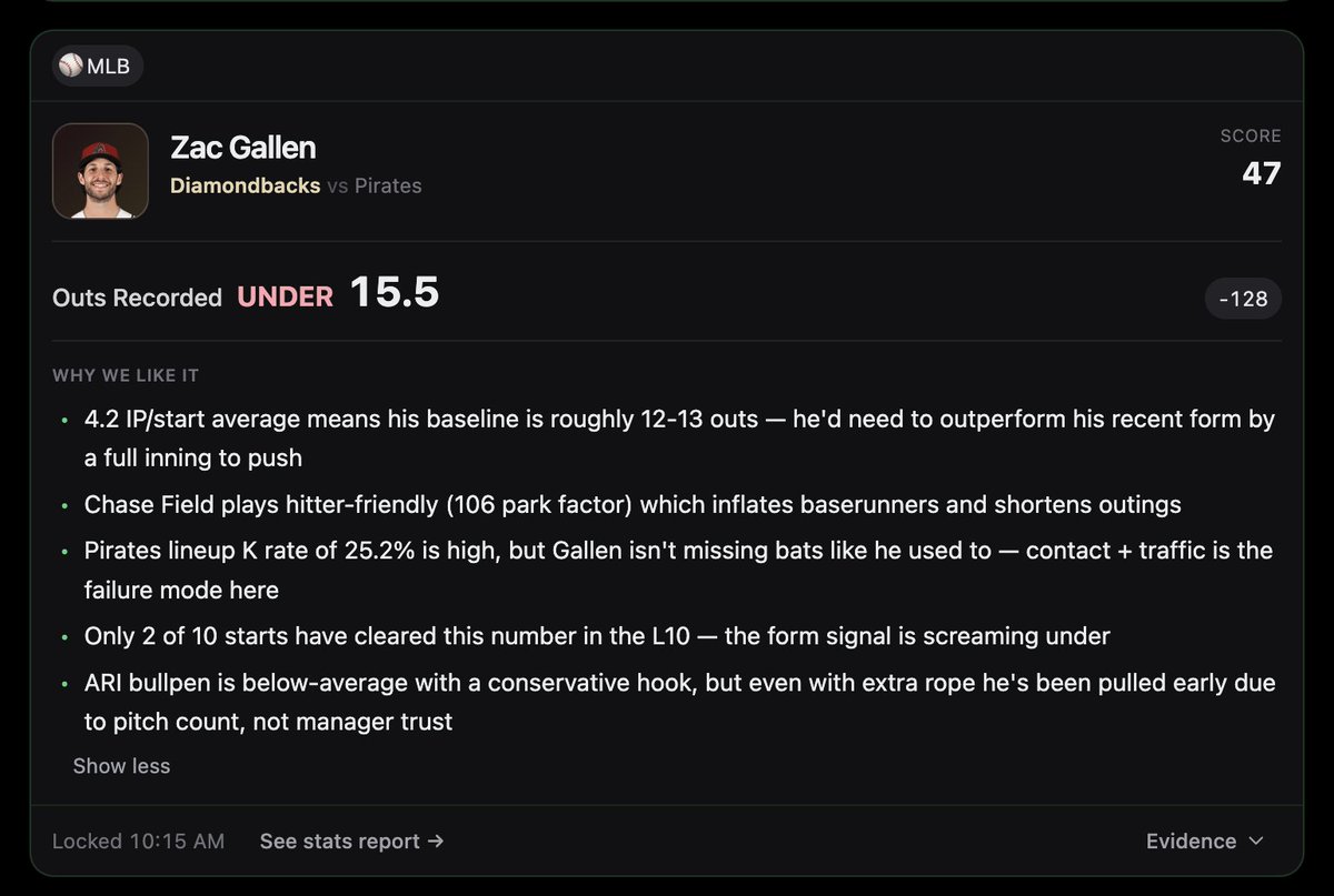 Sean | Stat Pick tweet media