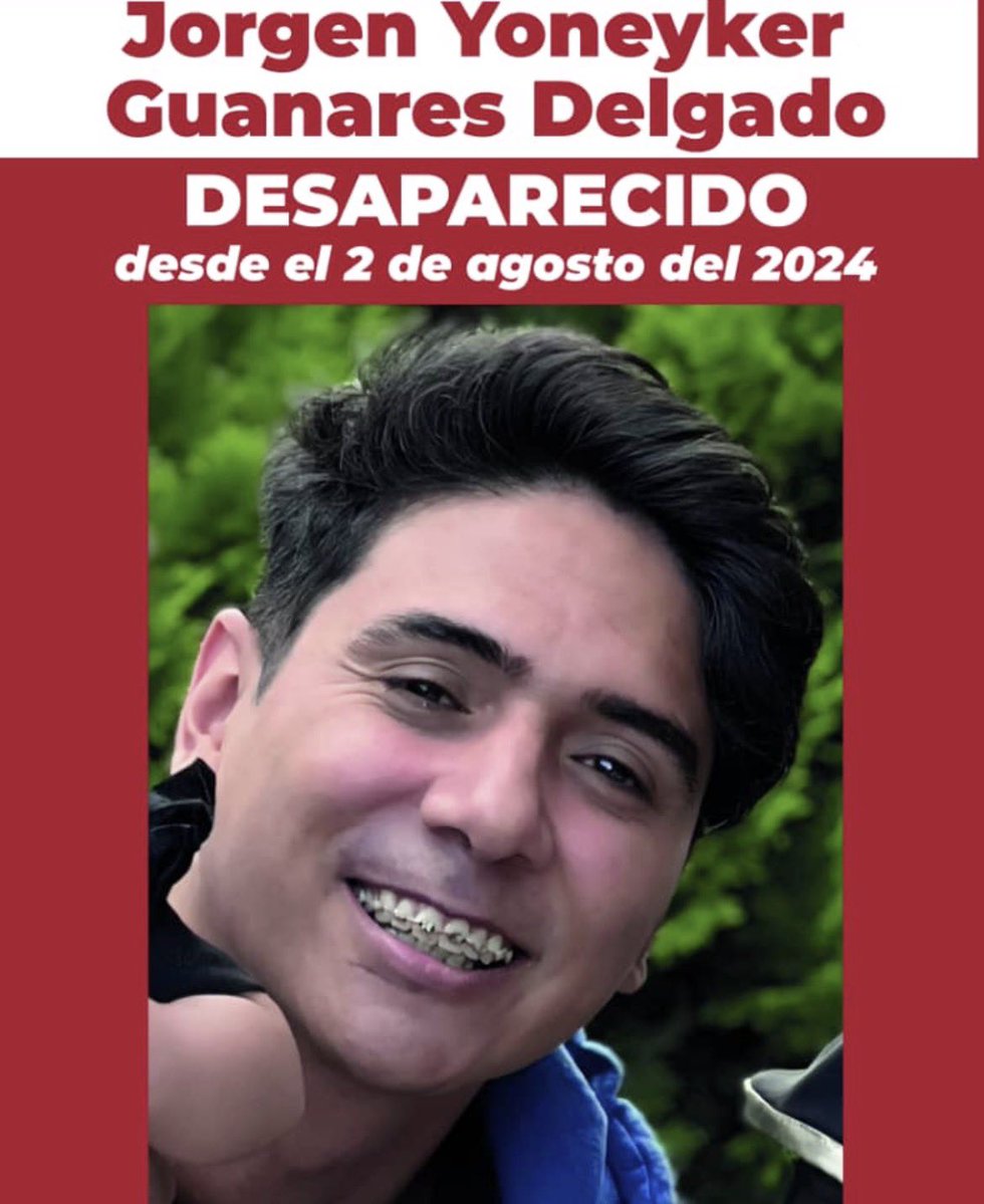 Exigimos Fe DeVida de Jorge, sigue bajo desaparición forzada.