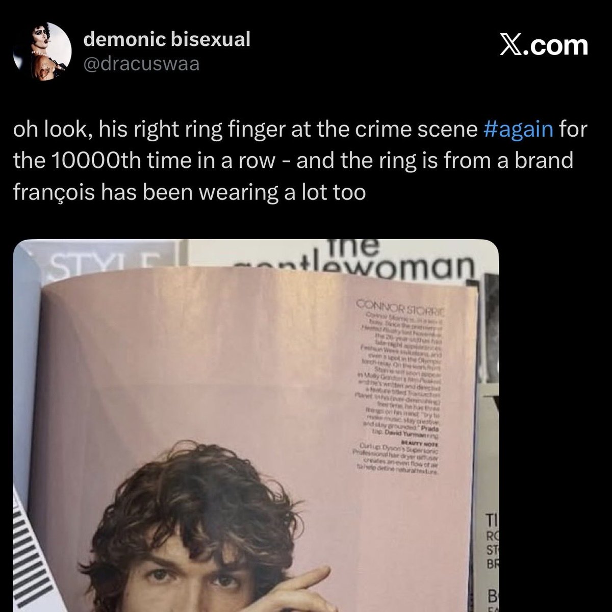FCNationAwards's tweet photo. Congratulations @dracuswaa ! 🏆
You have won the Conçois Nation ‘#ringgate award’
Thank you for always paying close attention to the rings they wear, the fingers they are on, and if the brands match. We will always be aware of every #curious situation. 😌💍 https://t.co/QAmtzeYELh