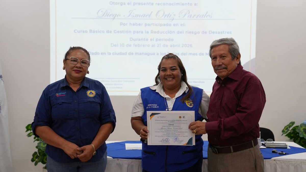 SINAPRED Nicaragua tweet media