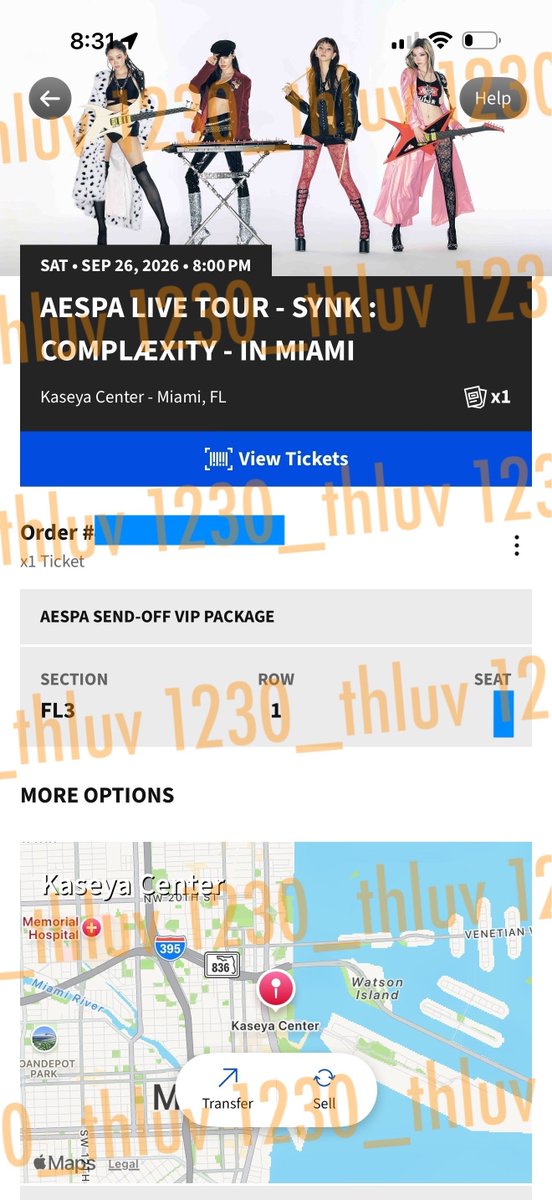 1230_thluv's tweet photo. SELLING (1) AESPA BARRICADE + SEND OFF

VIP1 SEND OFF PACKAGE in MIAMI

aespa LIVE TOUR – SYNK : COMPLæXITY

Section FL3
Row 1

WTS Sell

September 26
Miami FL Florida

MUST DM with Offer.

Have ticket proofs &amp; past sales. https://t.co/mHmKtZ2NGp