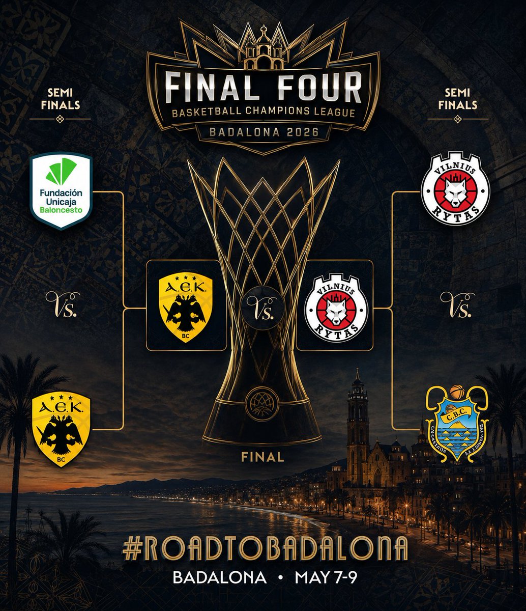 angelos_vrt's tweet photo. GREEK BASKETBALL AT IT'S BEST 🇬🇷🏀
AEK BC HAS DONE IT !! 💛🖤
SHE IS IN BASKETBALL CHAMPIONS LEAGUE FINAL
AEK VS RYTAS ON SATURDAY NIGHT!!
#AEKBC #BCL #RYTAS https://t.co/l362AeIbS7