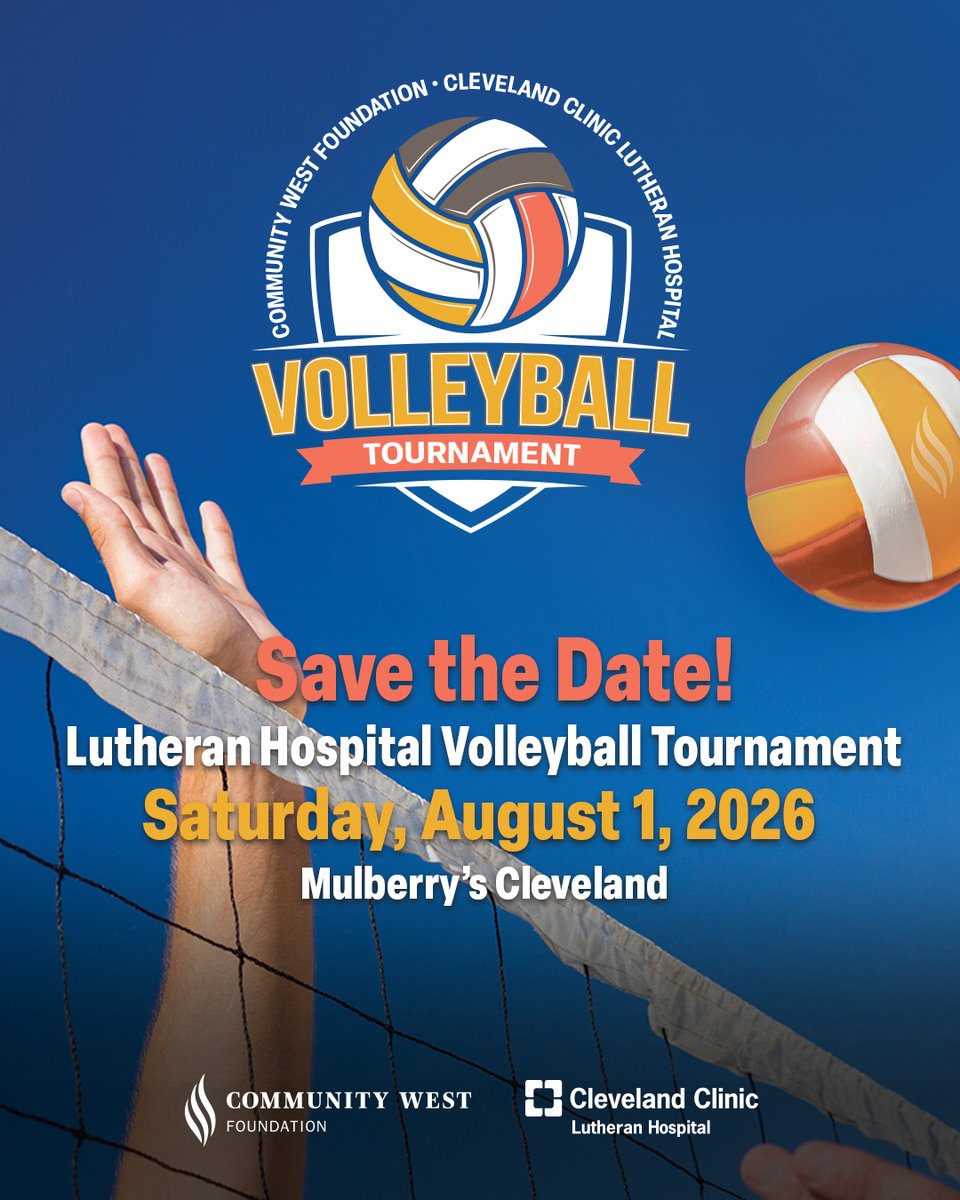 SFTHevent's tweet photo. Straight From the Heart is a proud sponsor of the 4th annual Lutheran Hospital Volleyball Tournament on August 1! All proceeds will support the Behavioral Health Programs and Services at @ClevelandClinic Lutheran Hospital. Click the link to register today. https://t.co/iC8HA0hgYC https://t.co/AE6uWwB758