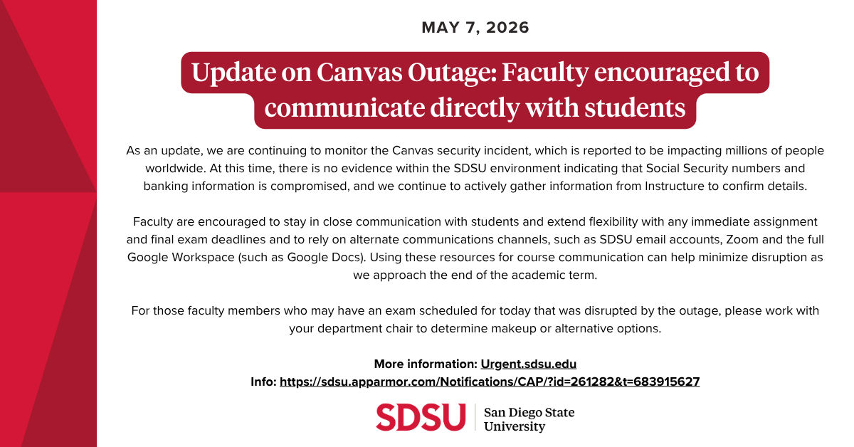 San Diego State University tweet media