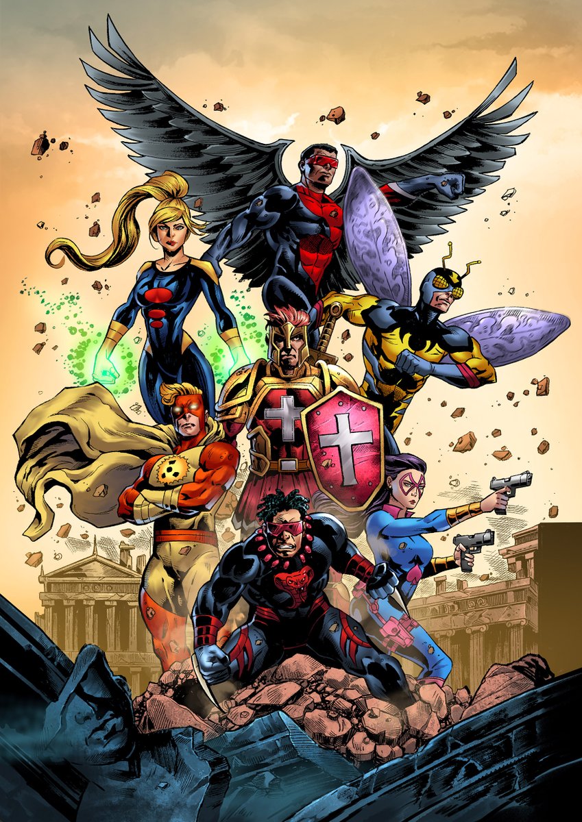 Grok! Comics. The world still needs heroes! tweet media
