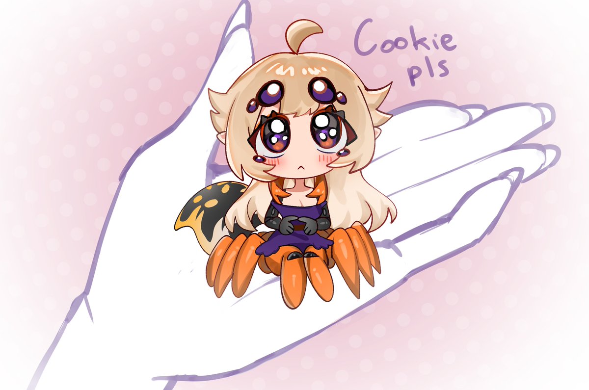 SpiderKaiku's tweet photo. dont eat me pls https://t.co/DP4krk0kqM