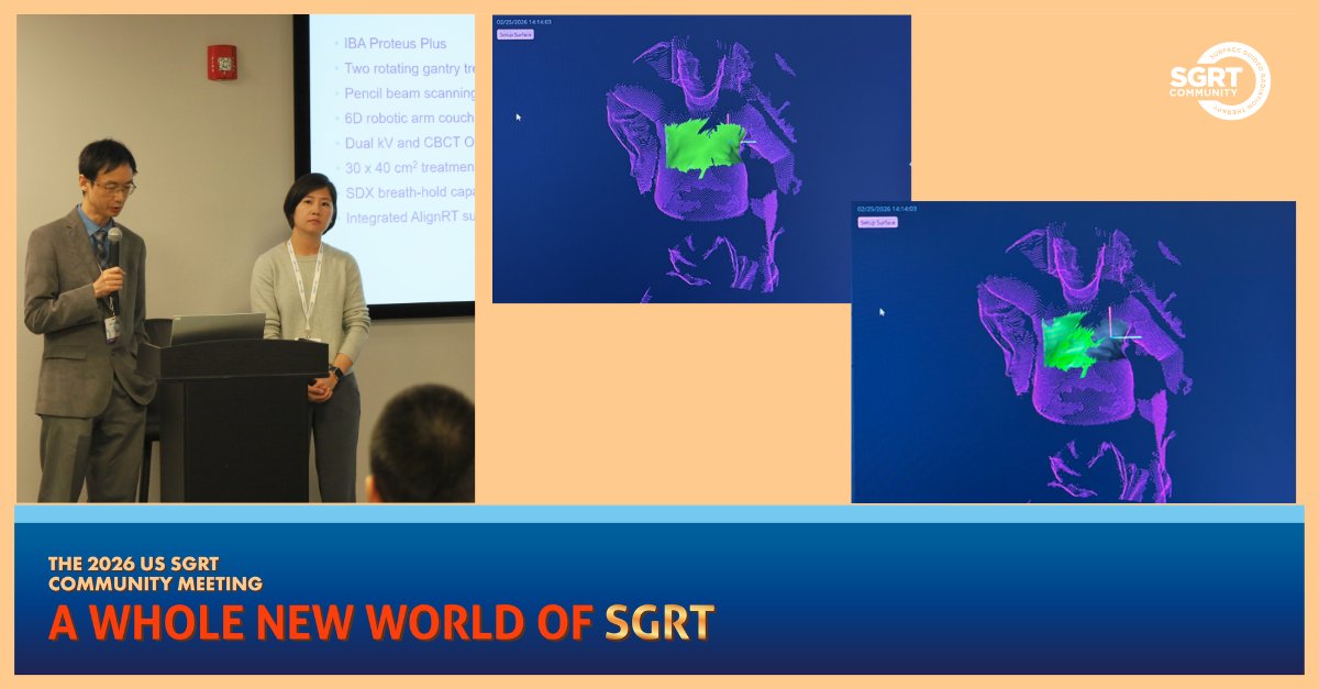 SGRTCommunity's tweet photo. Gantry-induced camera occlusion is one of the real challenges in proton therapy  and Mindy Joo and Lei Hu from @InovaHealth showed how extended ROIs offer a reliable solution, with strong intra- and inter-fractional stability and reproducibility. https://t.co/4neHTBuKXA
