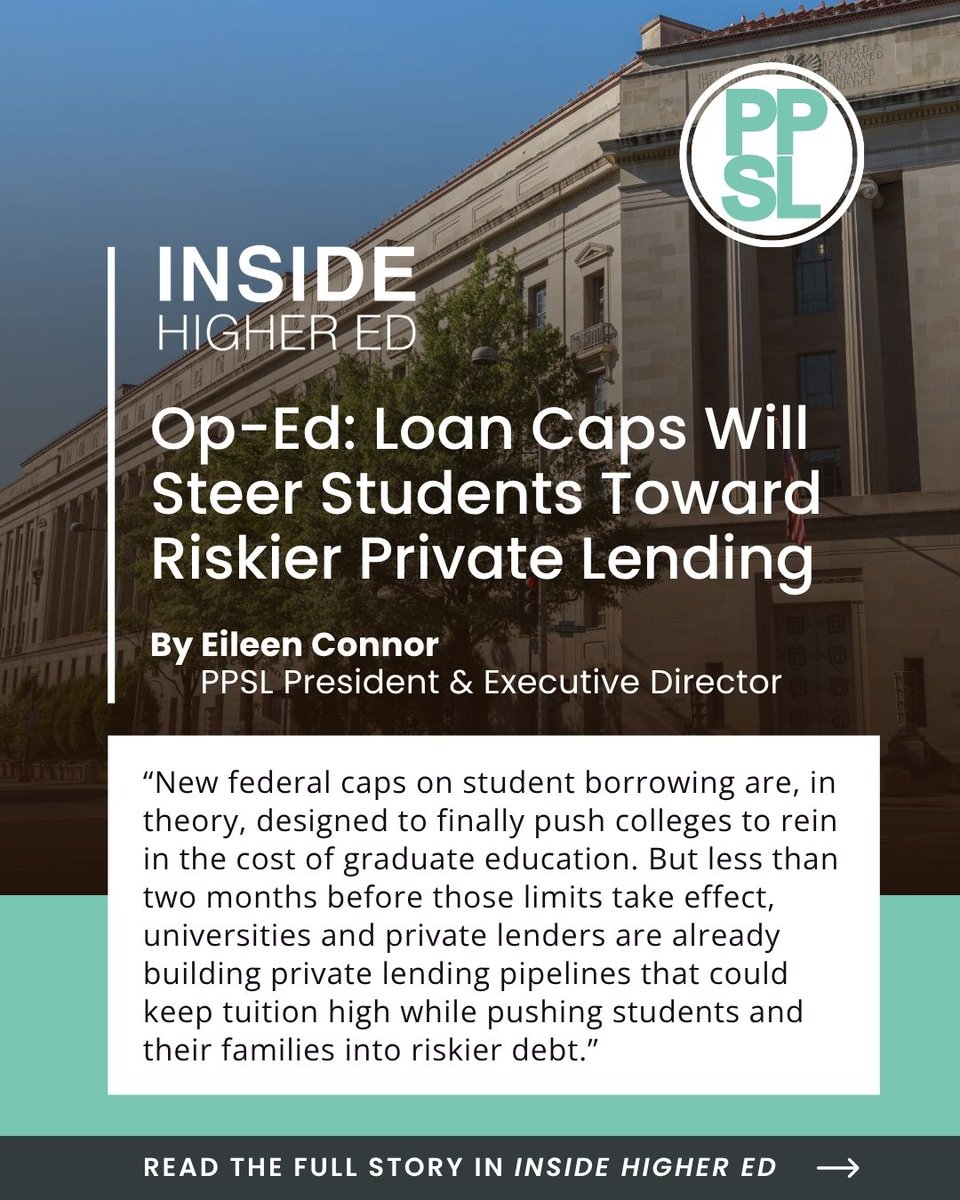 Project on Predatory Student Lending tweet media