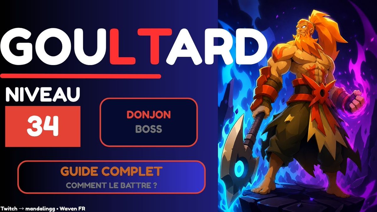 🎮 Donjon Goultard lvl 34 →  stratégie en 60 secondes 

⚔️  Guide 60  

⚫️Sur Tik Tok→ tiktok.com/@mandal1ngg/vi…  

🔴Sur Ytb short → youtube.com/shorts/7Ma5q87…

#waven #ankama #gamingfr