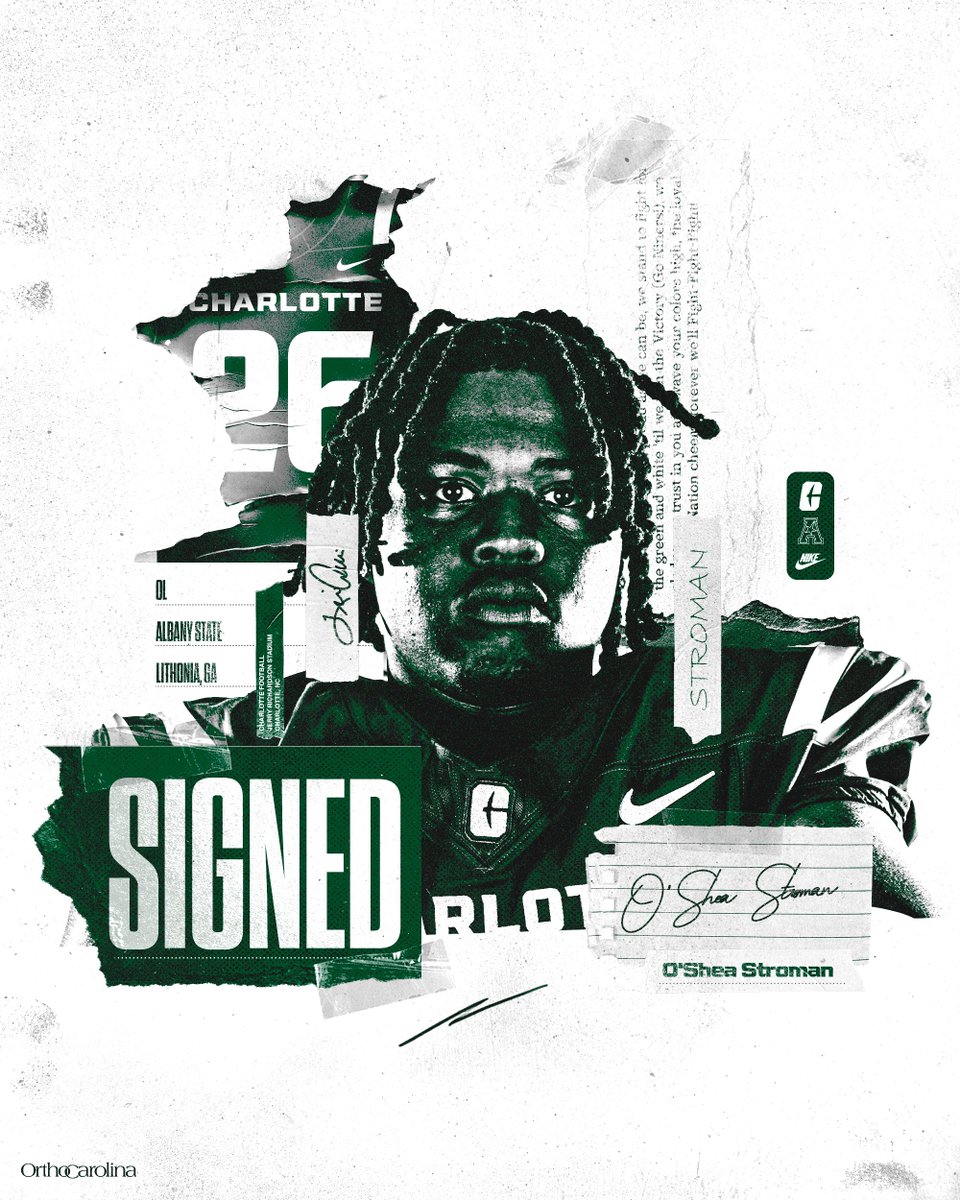 CharlotteFTBL's tweet photo. 𝐎𝐟𝐟𝐢𝐜𝐢𝐚𝐥𝐥𝐲 𝐚 𝐍𝐢𝐧𝐞𝐫 ⛏️

O’Shea Stroman ✍️
🏈 Offensive Line
📍 Lithonia, GA
🏫 Albany State

#BrickxBrick🧱 https://t.co/KZ65nAeEE2